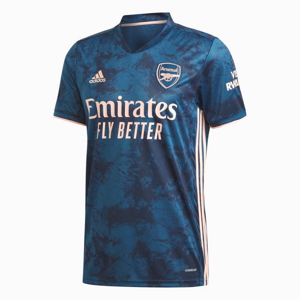 Tailandia Camiseta Arsenal Replica Tercera Ropa 2020/21 Azul